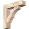 Ekena Millwork Balboa Block Smooth Bracket w/ Offset Brace, Douglas Fir, 7 1/2"W x 30"D x 30"H BKT0806X30X30BOA05SDF - alternate 1